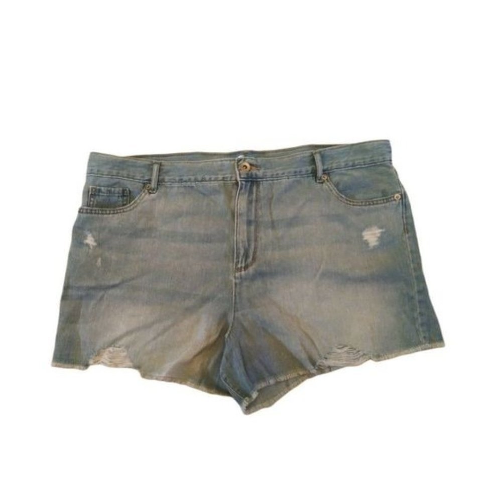 NWT Girl's Plus Size (22P) Sugar & Jade Distressed Girlfriend Shorts